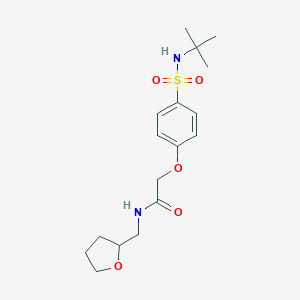 2-(4-tert-Butylsulfamoyl-phenoxy)-N-(tetrahydro-furan-2-ylmethyl)-acetamide