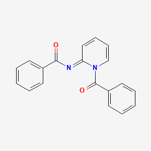 molecular formula C19H14N2O2 B4268853 N-(1-benzoyl-2(1H)-pyridinylidene)benzamide CAS No. 7504-87-2