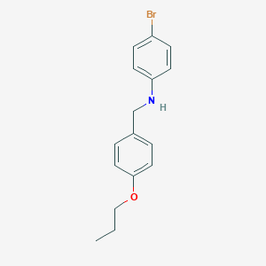 N-(4-bromophenyl)-N-(4-propoxybenzyl)amine