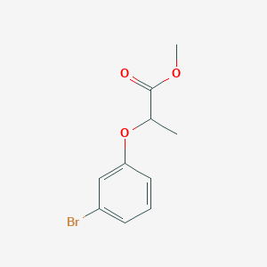 molecular formula C10H11BrO3 B4269388 methyl 2-(3-bromophenoxy)propanoate 