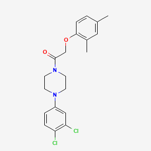 1-[4-(3,4-Dichlorophenyl)piperazin-1-yl]-2-(2,4-dimethylphenoxy)ethanone