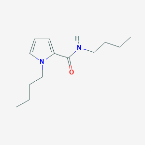 molecular formula C13H22N2O B4270110 N1-DIBUTYL-1H-PYRROLE-2-CARBOXAMIDE 