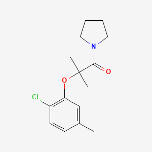 2-(2-CHLORO-5-METHYLPHENOXY)-2-METHYL-1-(1-PYRROLIDINYL)-1-PROPANONE