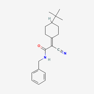 N-benzyl-2-(4-tert-butylcyclohexylidene)-2-cyanoacetamide