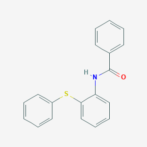 molecular formula C19H15NOS B427028 N-[2-(phenylthio)phenyl]benzamide 