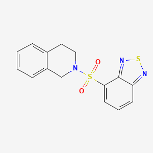 2-(2,1,3-BENZOTHIADIAZOLE-4-SULFONYL)-1,2,3,4-TETRAHYDROISOQUINOLINE