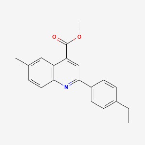 Methyl 2-(4-ethylphenyl)-6-methylquinoline-4-carboxylate