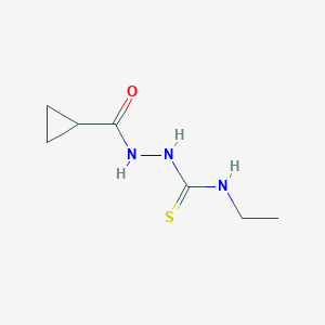 2-(cyclopropylcarbonyl)-N-ethylhydrazinecarbothioamide