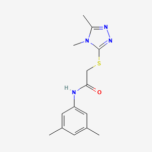 N-(3,5-dimethylphenyl)-2-[(4,5-dimethyl-4H-1,2,4-triazol-3-yl)sulfanyl]acetamide