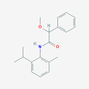 molecular formula C19H23NO2 B427072 N-(2-isopropyl-6-methylphenyl)-2-methoxy-2-phenylacetamide 