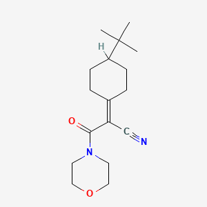 2-(4-tert-butylcyclohexylidene)-3-(4-morpholinyl)-3-oxopropanenitrile