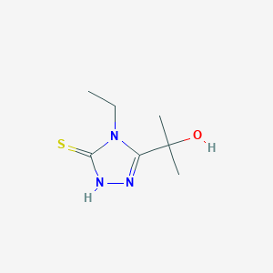 4-Ethyl-5-(2-hydroxypropan-2-yl)-2,4-dihydro-3H-1,2,4-triazole-3-thione