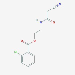 2-[(2-cyanoacetyl)amino]ethyl 2-chlorobenzoate