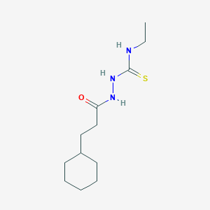 2-(3-cyclohexylpropanoyl)-N-ethylhydrazinecarbothioamide