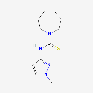 N-(1-methyl-1H-pyrazol-3-yl)-1-azepanecarbothioamide