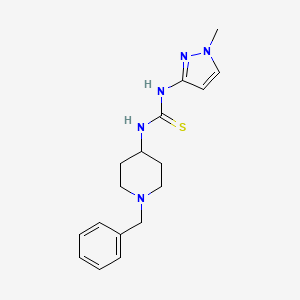 N-(1-BENZYL-4-PIPERIDYL)-N'-(1-METHYL-1H-PYRAZOL-3-YL)THIOUREA