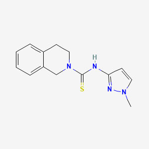 N-(1-methyl-1H-pyrazol-3-yl)-3,4-dihydro-2(1H)-isoquinolinecarbothioamide