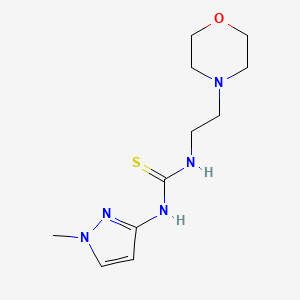 N-(1-methyl-1H-pyrazol-3-yl)-N'-[2-(4-morpholinyl)ethyl]thiourea