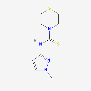 N-(1-methyl-1H-pyrazol-3-yl)-4-thiomorpholinecarbothioamide