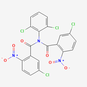 5-chloro-N-(5-chloro-2-nitrobenzoyl)-N-(2,6-dichlorophenyl)-2-nitrobenzamide