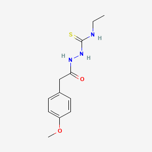 N-ethyl-2-[(4-methoxyphenyl)acetyl]hydrazinecarbothioamide