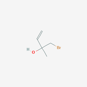molecular formula C5H9BrO B042723 1-溴-2-甲基-3-丁烯-2-醇 CAS No. 36219-40-6