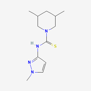 3,5-dimethyl-N-(1-methyl-1H-pyrazol-3-yl)-1-piperidinecarbothioamide