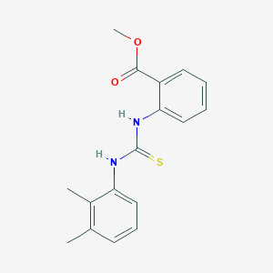 methyl 2-({[(2,3-dimethylphenyl)amino]carbonothioyl}amino)benzoate