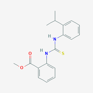 methyl 2-({[(2-isopropylphenyl)amino]carbonothioyl}amino)benzoate