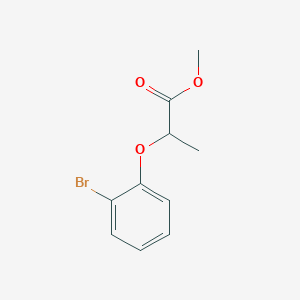 molecular formula C10H11BrO3 B4272753 methyl 2-(2-bromophenoxy)propanoate 