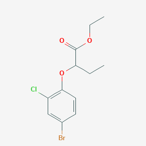 ethyl 2-(4-bromo-2-chlorophenoxy)butanoate