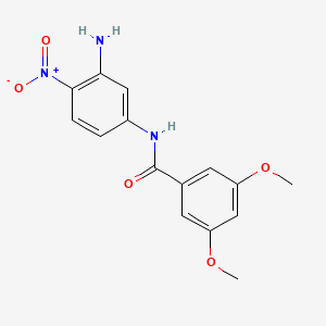 N-(3-amino-4-nitrophenyl)-3,5-dimethoxybenzamide