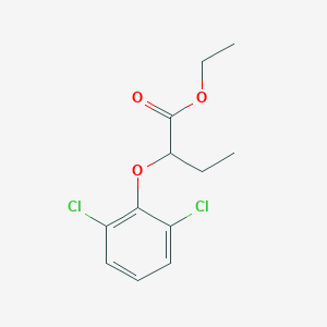 molecular formula C12H14Cl2O3 B4272821 ethyl 2-(2,6-dichlorophenoxy)butanoate 