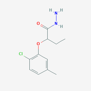 2-(2-Chloro-5-methylphenoxy)butanehydrazide