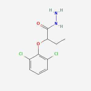 molecular formula C10H12Cl2N2O2 B4272878 2-(2,6-Dichlorophenoxy)butanehydrazide CAS No. 590357-05-4