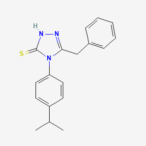 5-benzyl-4-(4-isopropylphenyl)-4H-1,2,4-triazole-3-thiol