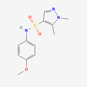 N-(4-METHOXYPHENYL)-15-DIMETHYL-1H-PYRAZOLE-4-SULFONAMIDE