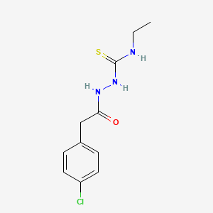 2-[(4-chlorophenyl)acetyl]-N-ethylhydrazinecarbothioamide