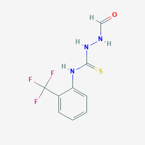 2-formyl-N-[2-(trifluoromethyl)phenyl]hydrazinecarbothioamide