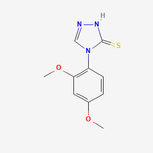 molecular formula C10H11N3O2S B4273553 4-(2,4-dimethoxyphenyl)-4H-1,2,4-triazole-3-thiol CAS No. 667437-97-0