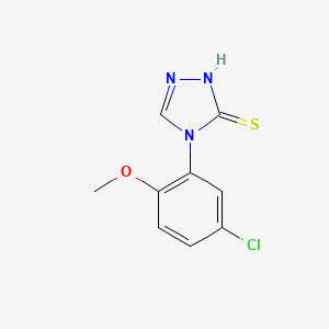 4-(5-chloro-2-methoxyphenyl)-4H-1,2,4-triazole-3-thiol