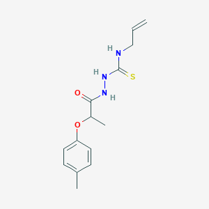 2-[2-(4-methylphenoxy)propanoyl]-N-(prop-2-en-1-yl)hydrazinecarbothioamide