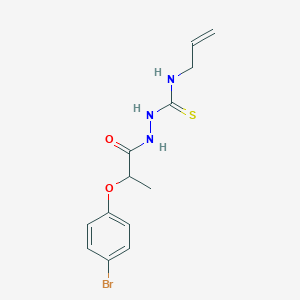 2-[2-(4-bromophenoxy)propanoyl]-N-(prop-2-en-1-yl)hydrazinecarbothioamide