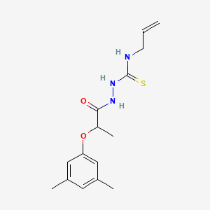 2-[2-(3,5-dimethylphenoxy)propanoyl]-N-(prop-2-en-1-yl)hydrazinecarbothioamide