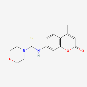 N-(4-methyl-2-oxo-2H-chromen-7-yl)-4-morpholinecarbothioamide