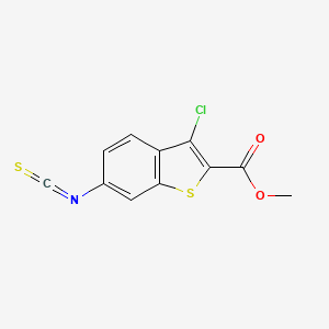 methyl 3-chloro-6-isothiocyanatobenzo[b]thiophene-2-carboxylate