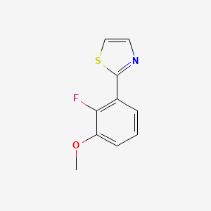 2-(2-fluoro-3-methoxyphenyl)-1,3-thiazole