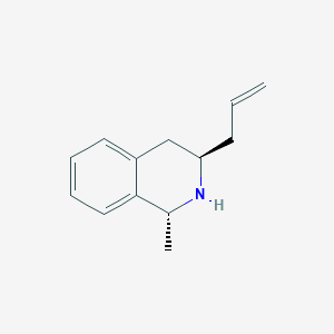 molecular formula C13H17N B427375 3-Allyl-1-methyl-1,2,3,4-tetrahydroisoquinoline 