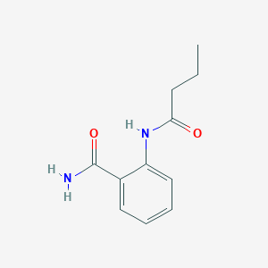 molecular formula C11H14N2O2 B427376 2-(Butanoylamino)benzamide 