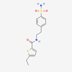 5-ethyl-N-[2-(4-sulfamoylphenyl)ethyl]thiophene-2-carboxamide